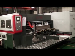 Μηχανή κόψιμης θέρμανσης χάλυβα Flexo εκτύπωση χαρτονιού κουτί 380V / 50Hz / 3Ph για την κατασκευή κουτιού χαρτονιού